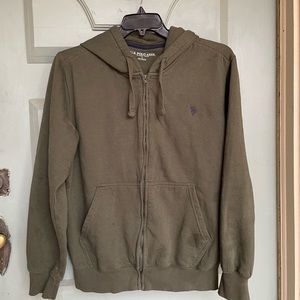 U.S. POLO ASSOCIATION Long Sleeve Zipper Hoodie L